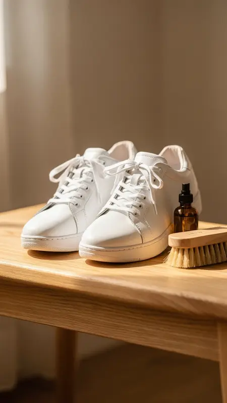 Last frame: Sneaker cleaner